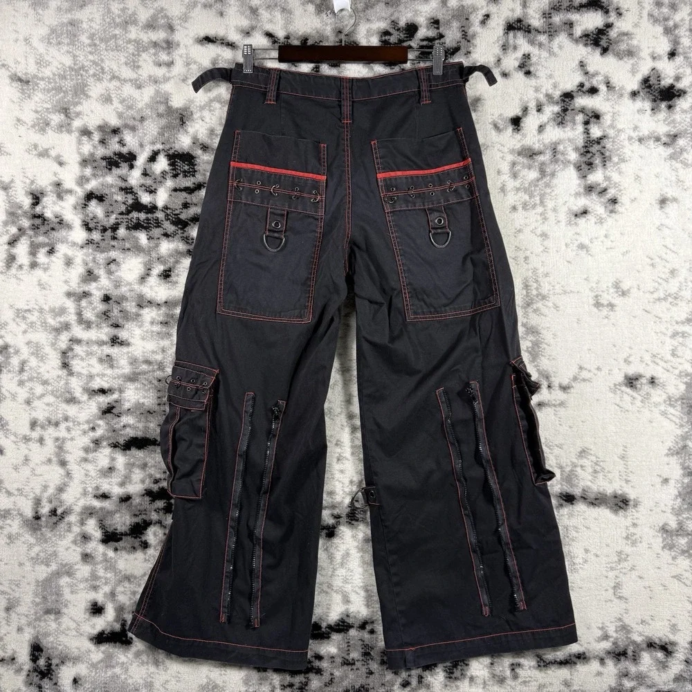 Tripp NYC‎ Pants Womens Medium Goth Rave Chains Straps Rave Cyberpunk